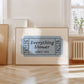 Everything Shower Retro Ticket Bathroom Sign - Digital Print ( Horizontal )