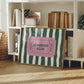 Striped The Homebody Club Retro Ticket Sign - Digital Print ( Horizontal )