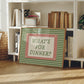 What's For Dinner Striped Print -  Digital Print ( Horizontal