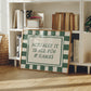 Actually It Is All Fun & Games Green Checkered Print - Digital Print ( Horizontal )