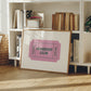 The Homebody Club Retro Ticket Sign - Digital Print ( Horizontal )