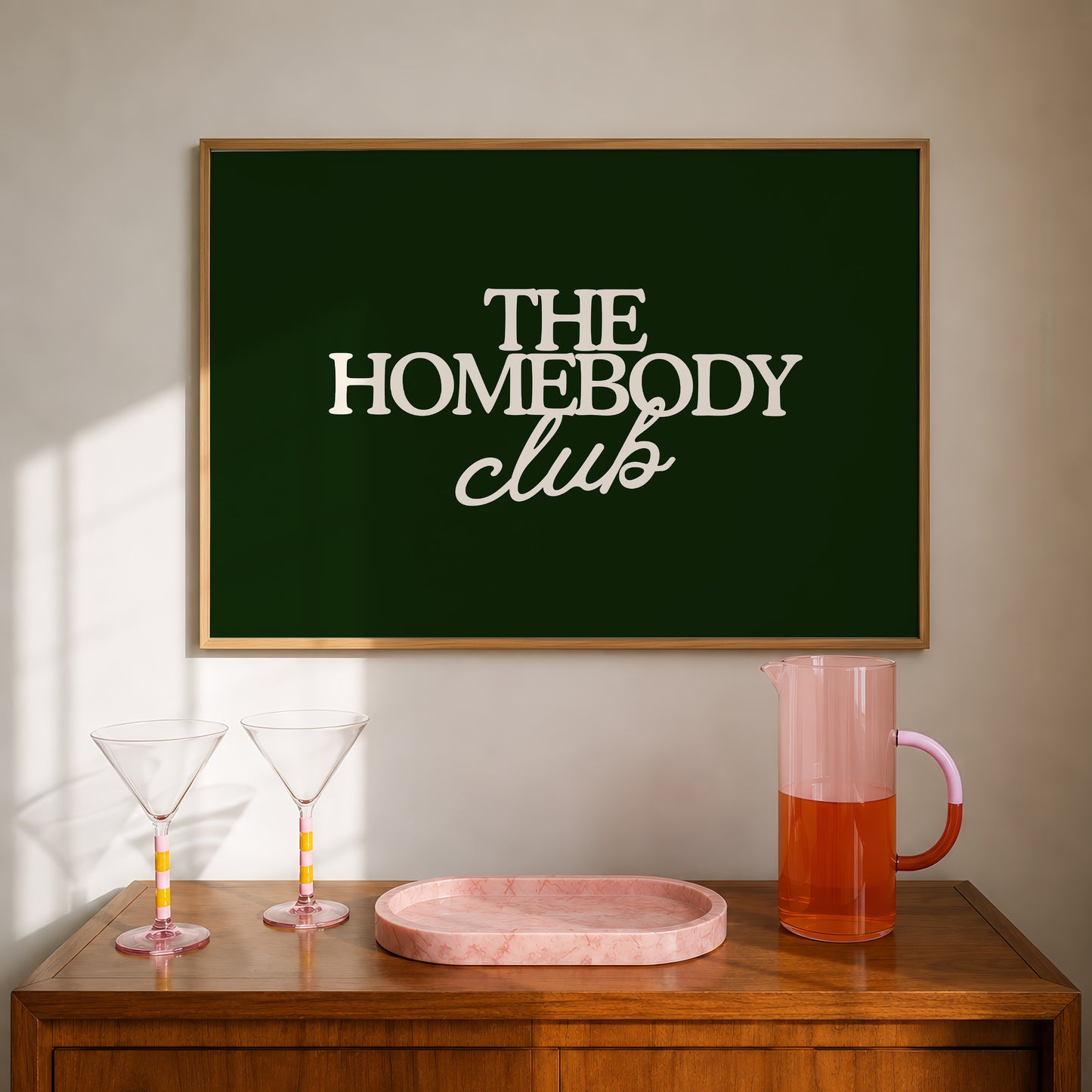 The Homebody Club — Dark Green Digital Print