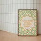 Wash Your Hands You Filthy Animal Cute Bathroom Print - Digital Print