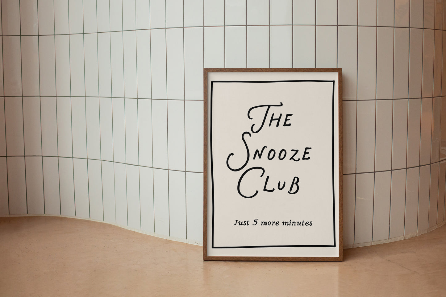 The Snooze Club Hand Drawn Art - Digital Print