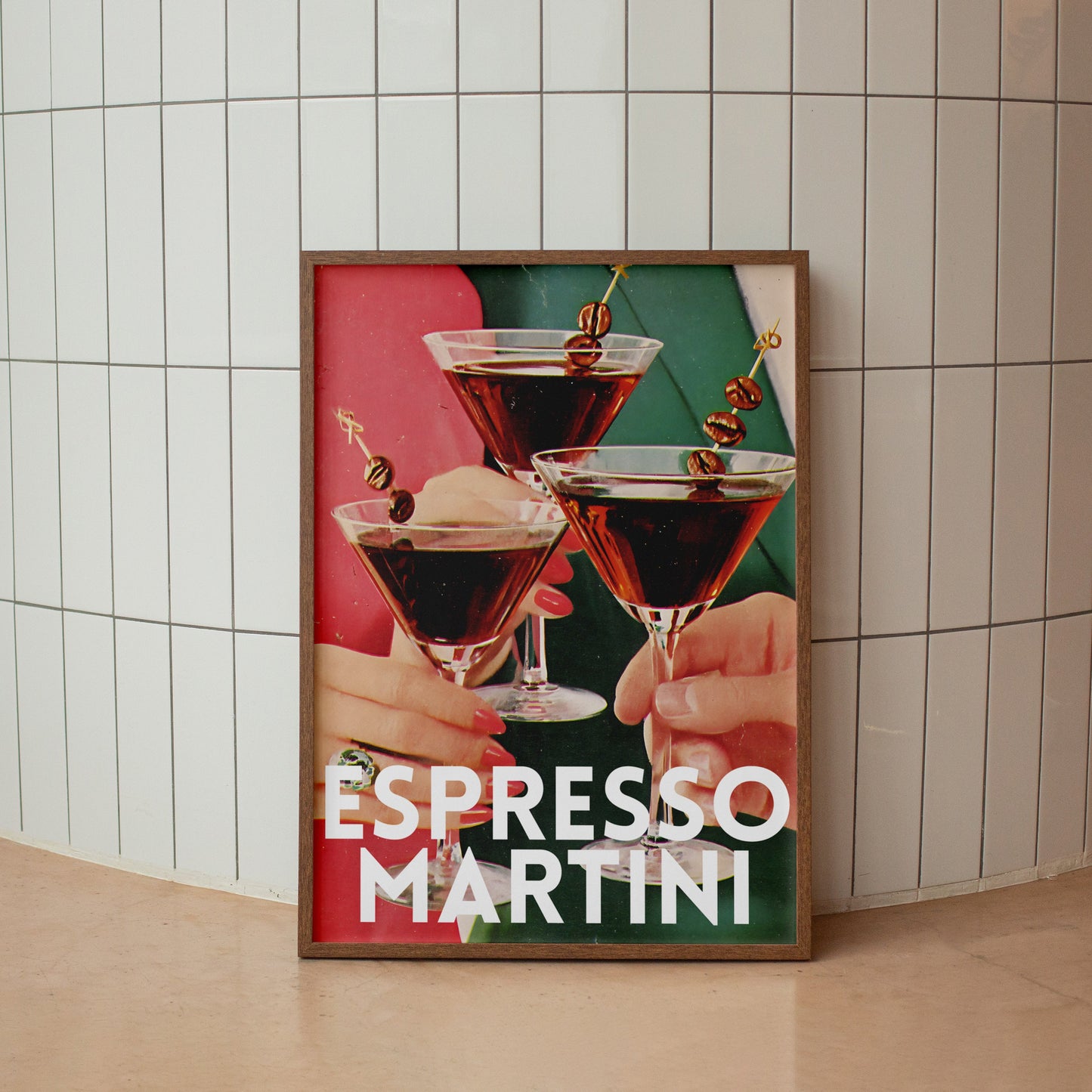 Retro Espresso Cocktail - Digital Print