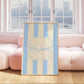 The Fuck Pastel Funny Striped Art - Digital Print