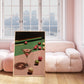 Retro Billiard Pink 8-Ball Martini Cocktail Print - Digital Print