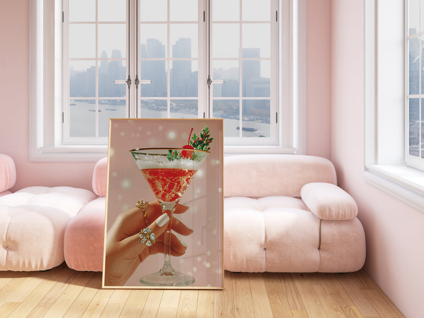 Festive Christmas Cocktail - Digital Print