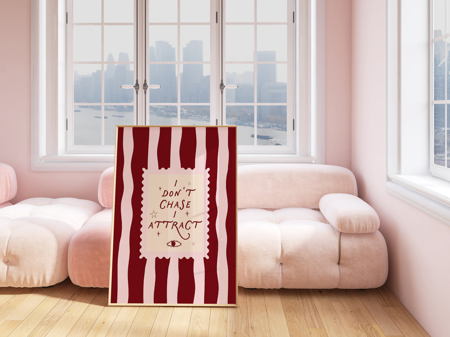 I Don't Chase I Attract Manifestation Art Print - Digital Print