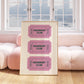 The Homebody Club Pink & Green Retro Ticket Sign - Digital Print