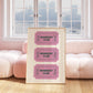 The Homebody Club Retro Ticket Sign - Digital Print
