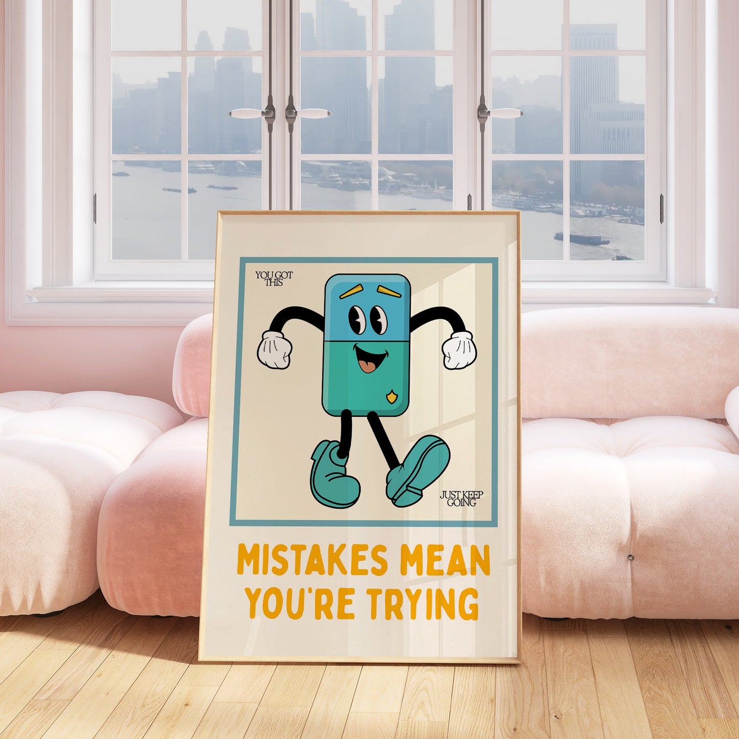Mistakes Mean You're Trying Classroom Art - Digital Print