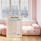 Black Retro Blank Guest Check - Digital Print