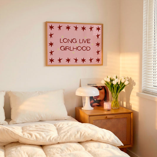 Long Live Girlhood Star Art - Digital Print ( Horizontal )