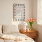 Blue Dorm Art Set of 3 - Trendy Gallery Wall Prints - Digital Print