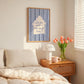 Do You Want the House Tour — Blue Stripe Print