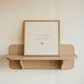 I'm Literally Just A Girl | Pink Heart Print