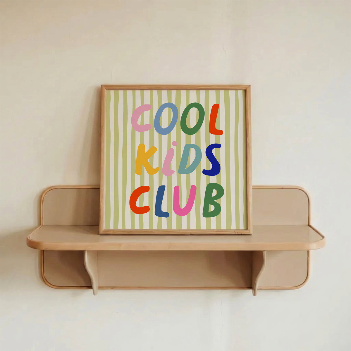 Cool Kids Club — Striped Digital Print