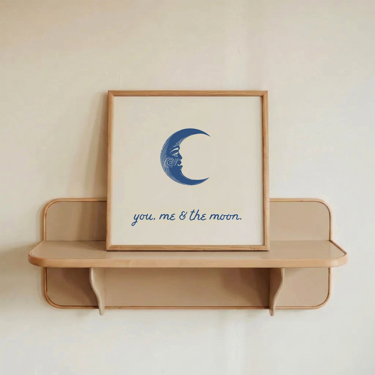 You, Me & The Moon — Celestial Digital Print