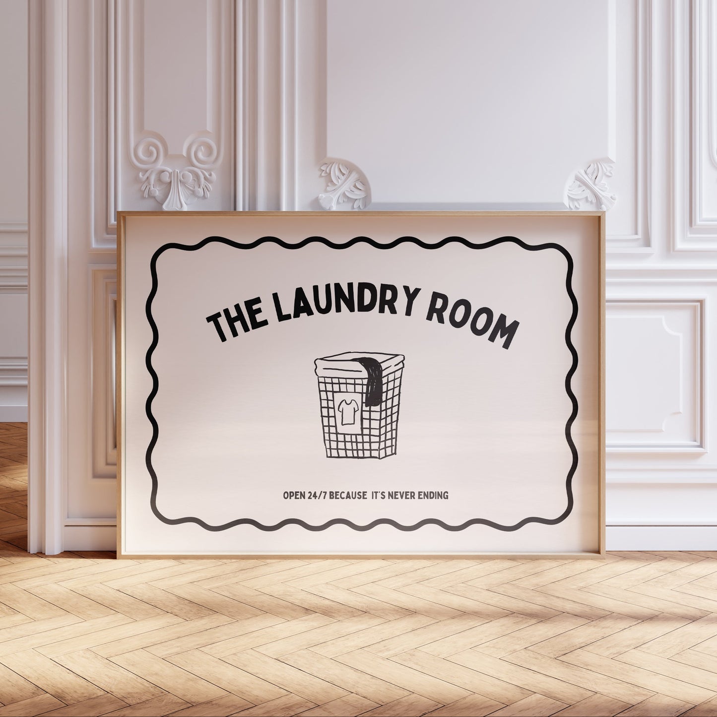 The Laundry Room  Poster | Minimalist 