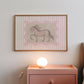 Striped Unicorn Wall Art