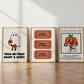 Vintage Halloween Print Set of 3