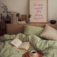 Pink Striped Do You Want the Dorm Tour? Art Poster - Digital Print
