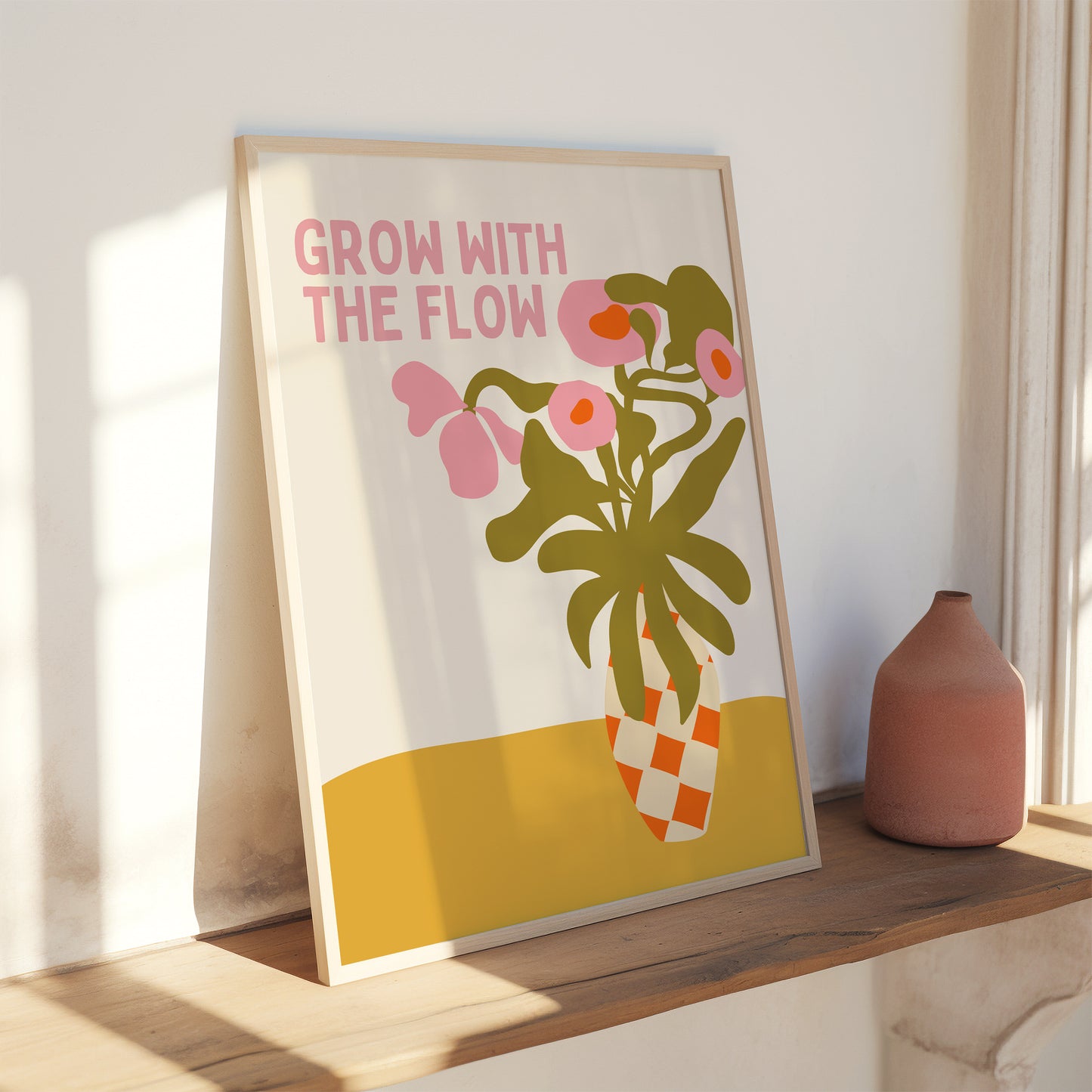 Grow With The Flow Wall Art Print