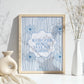Blue Wash Your Hands You Filthy Animal Bathroom Print - Digital Print