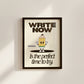 Cute Pencil Character | Writing Poster