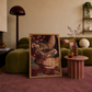 Candy Cane Martini Print | Vintage Christmas