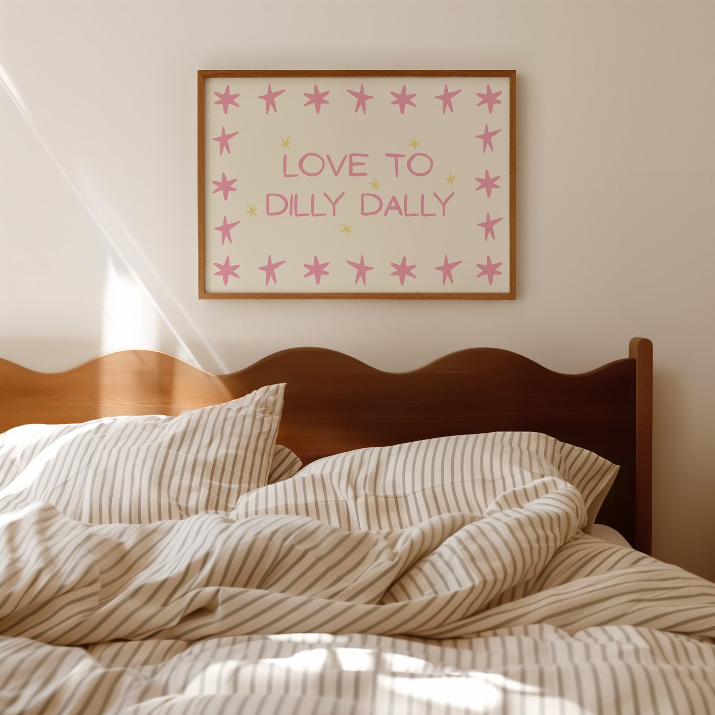 Love To Dilly Dally Star Art - Digital Print