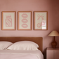 Pink Coquette Art Set of 3 - Trendy Gallery Wall Prints - Digital Print