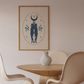 Celestial Sisters Blue Print - Digital Print