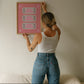 Pink GirlHood Ticket Print - Digital Print