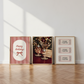 Merry Martini Christmas Print Set of 3