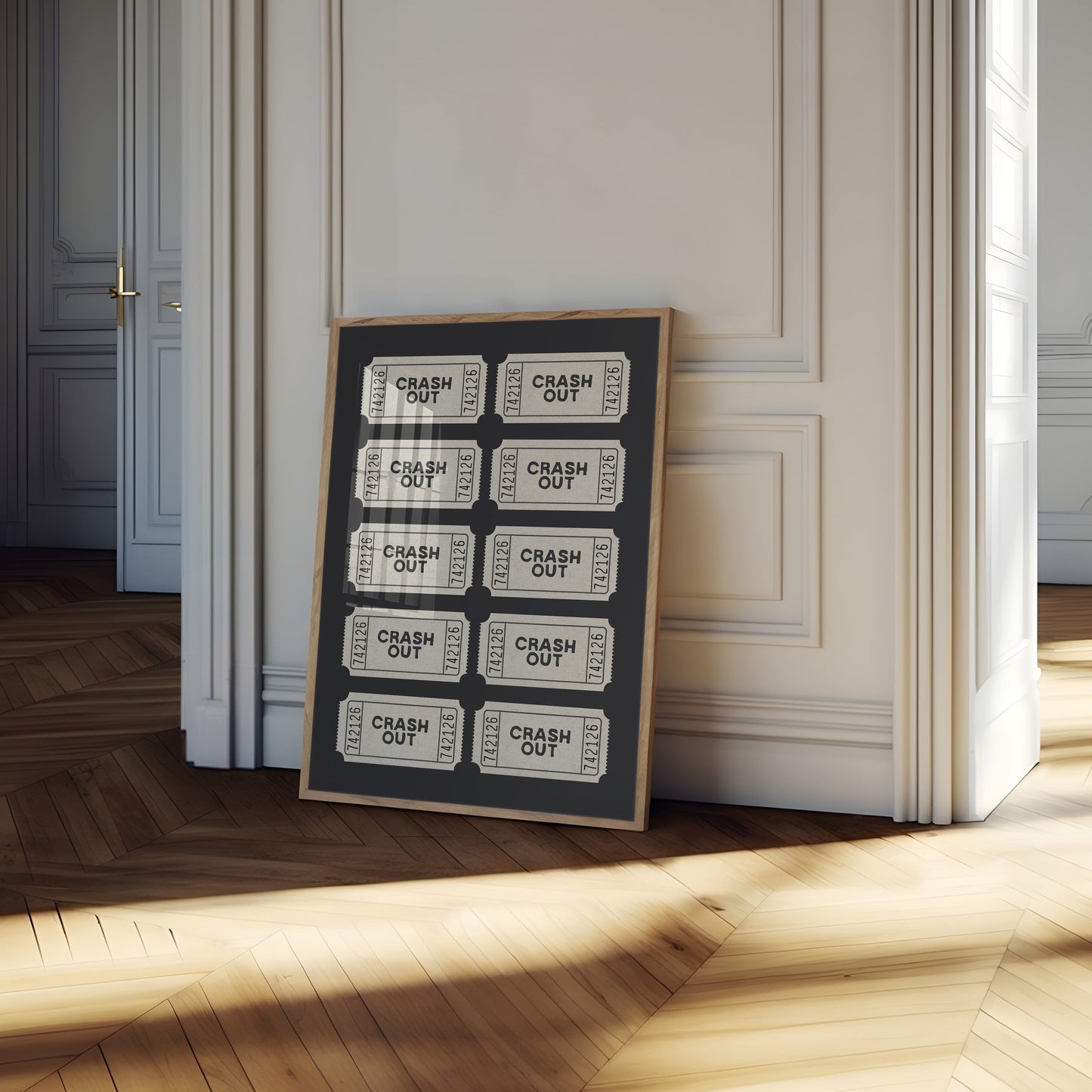 Crash Our Admission Ticket - Digital Print