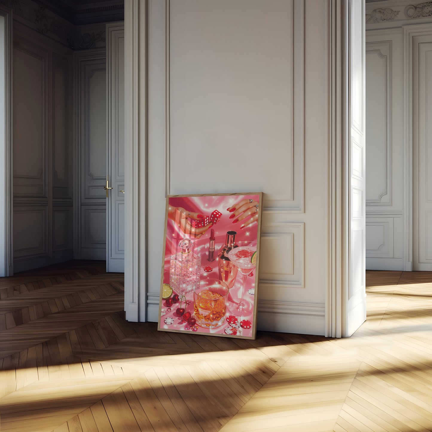 Retro Glam Poker Night - Digital Print