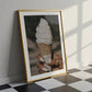 Retro Style Glitter Ice Cream Print - Digital Print