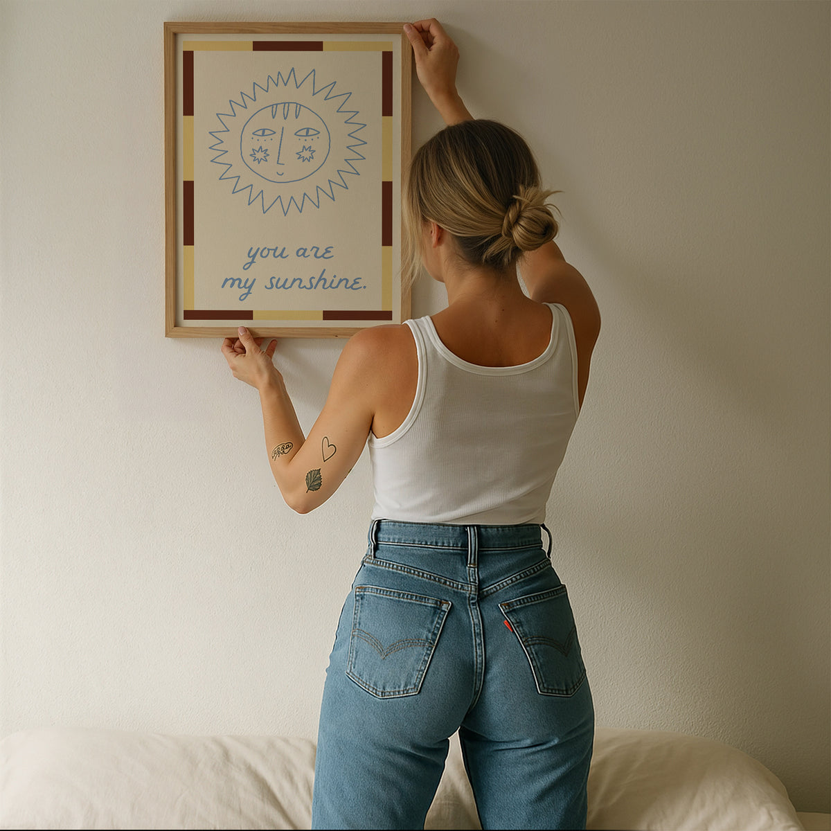 You Are My Sunshine — Retro Digital Print