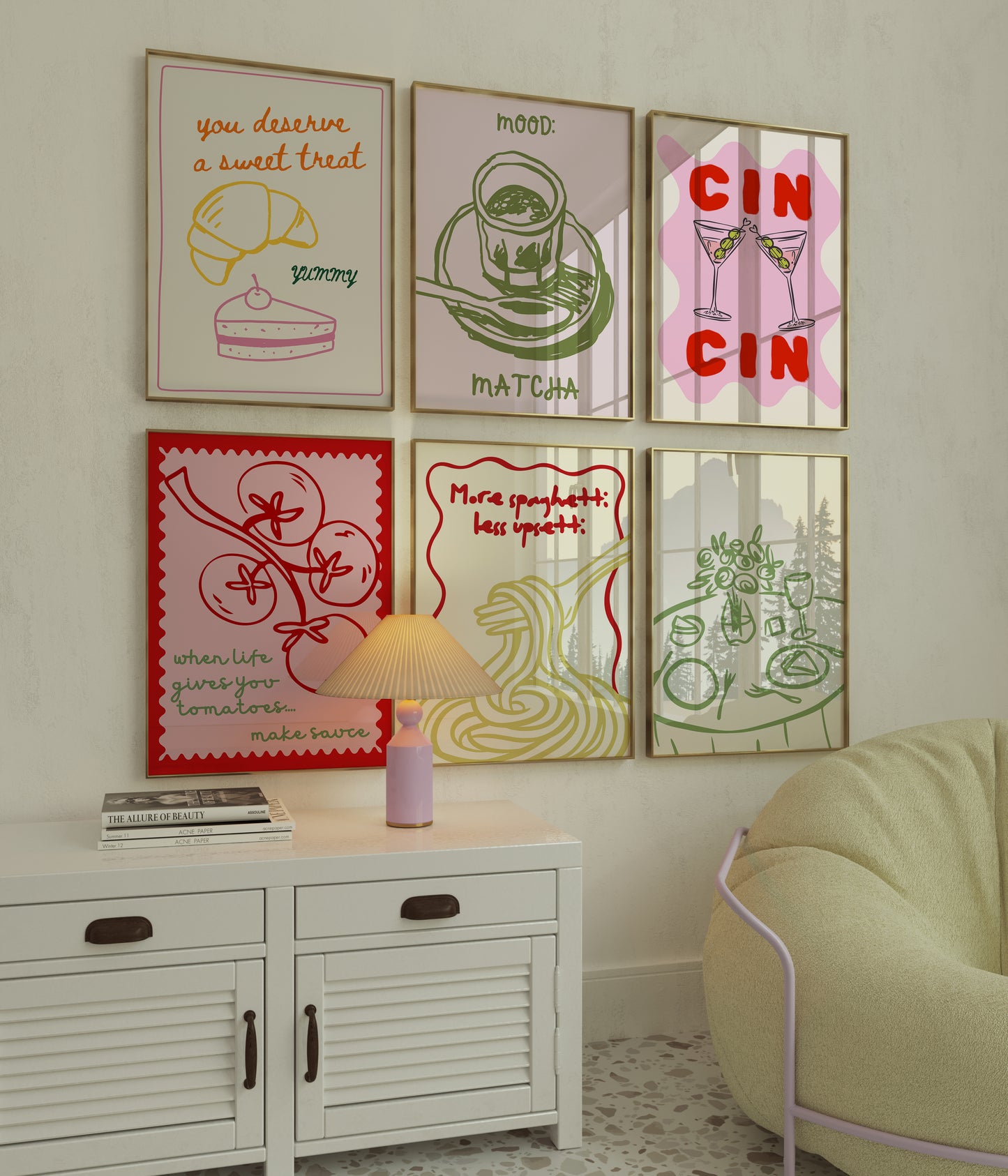 Trendy Kitchen Gallery Set of 10 — Digital Print