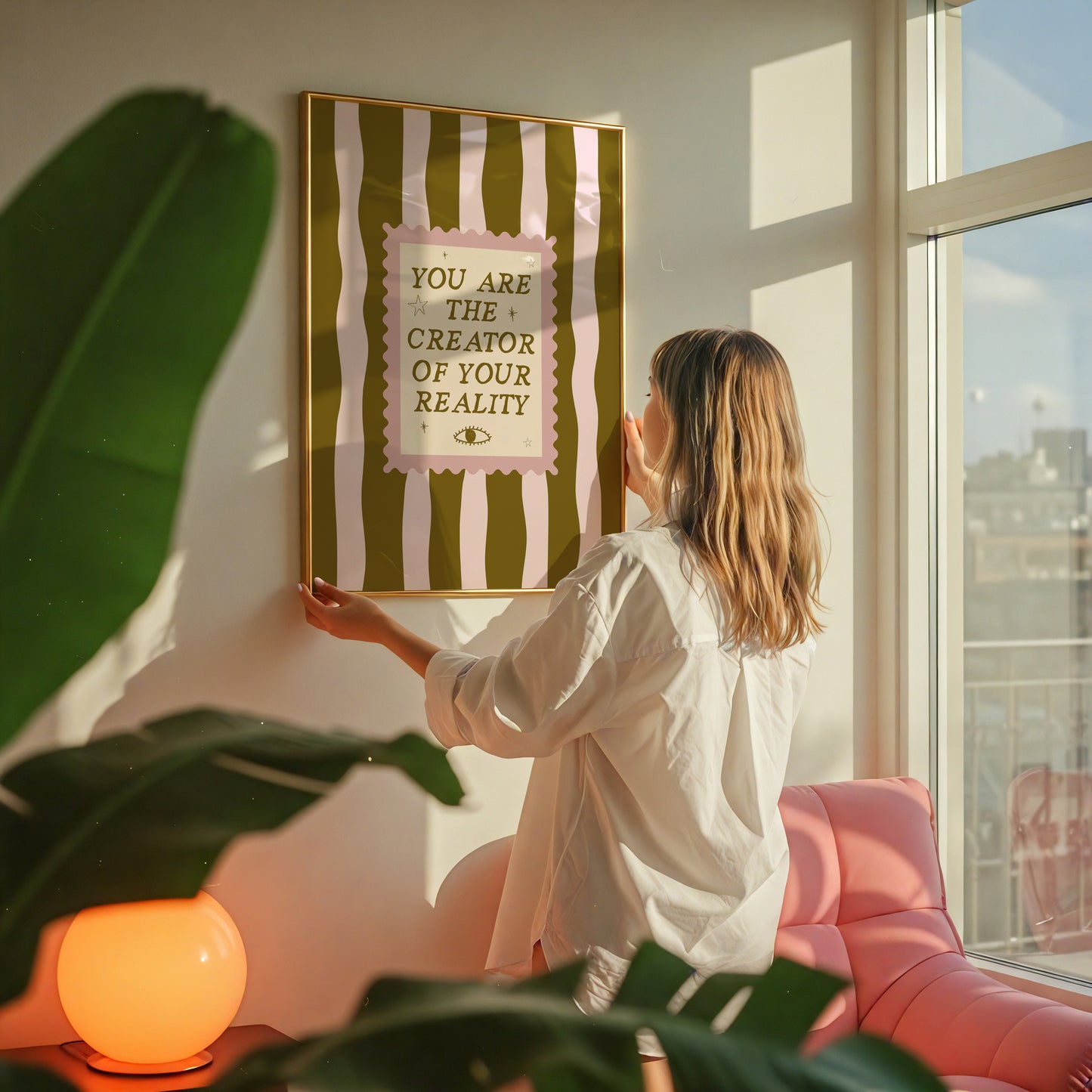 I Am The Creator Of My Reality Manifestation Art Print - Digital Print