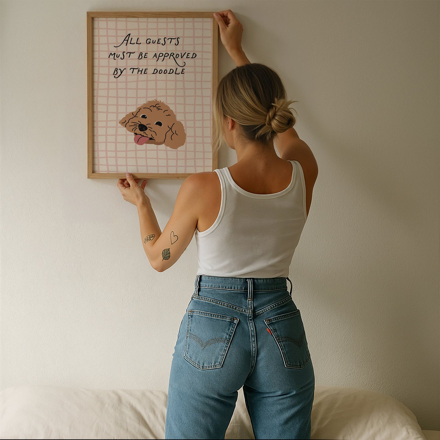 All Guests Must Be Approved By The Doodle Print - Digital Print