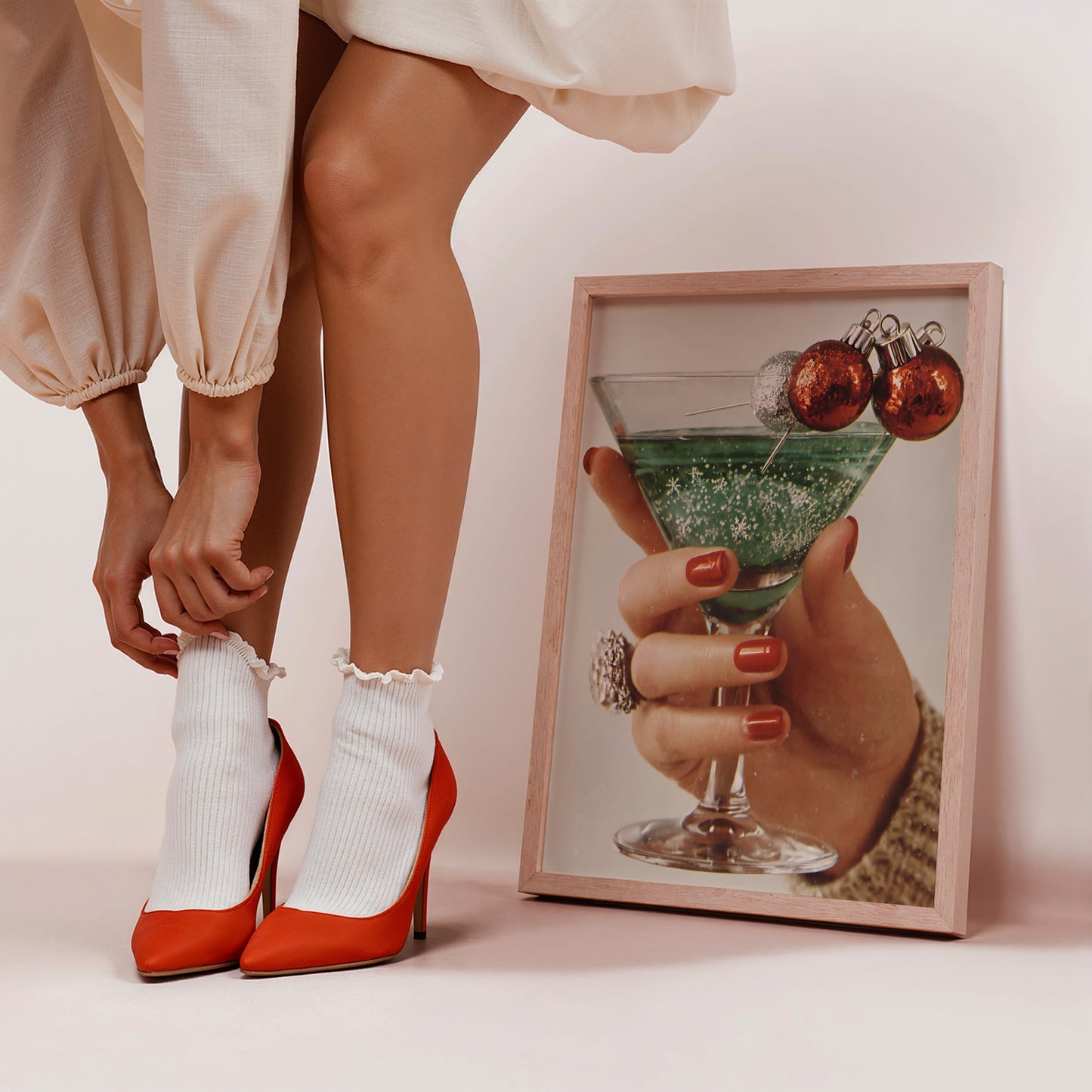 Christmas Ornament Cocktail - Digital Print