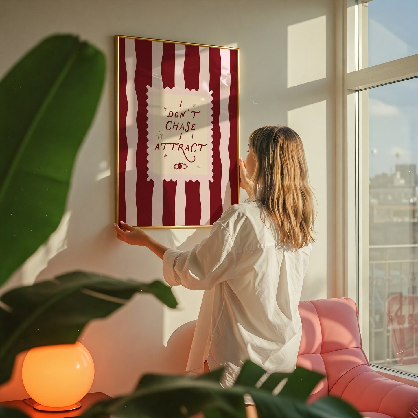 I Don't Chase I Attract Manifestation Art Print - Digital Print