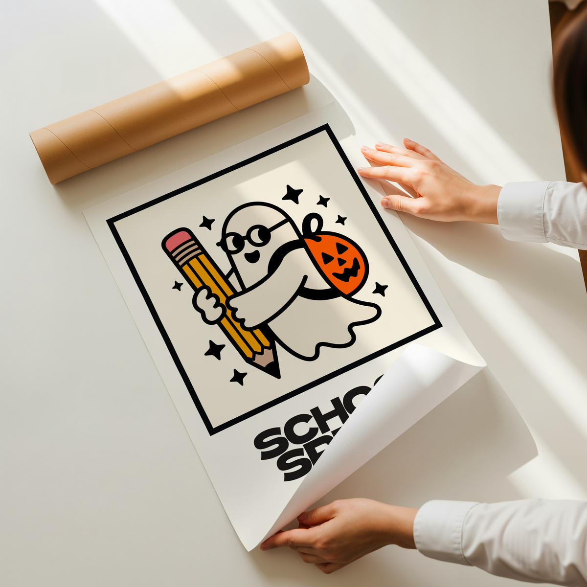 School Spirit | Halloween Classroom Print