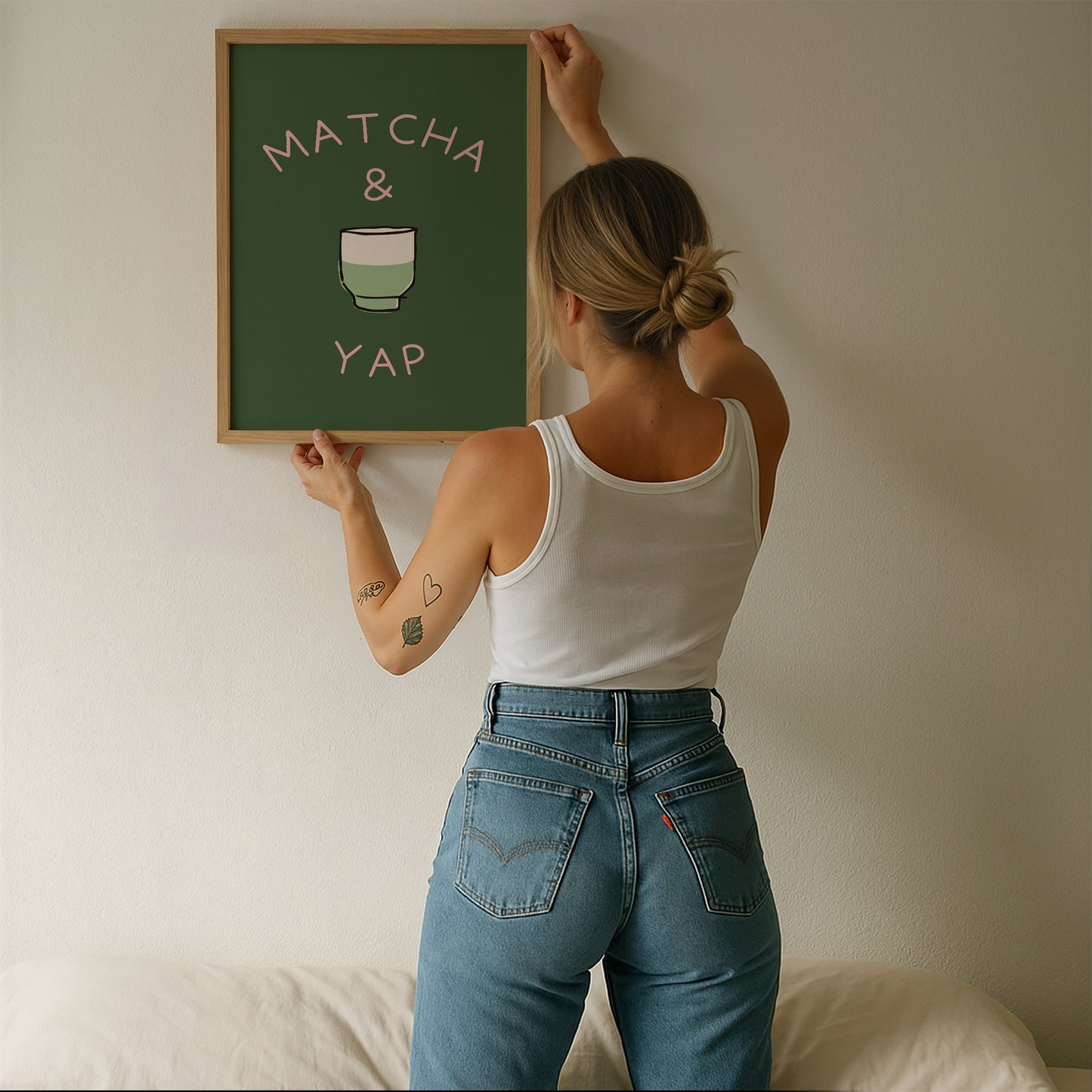 Matcha & Yap Wall Art -  Digital Print