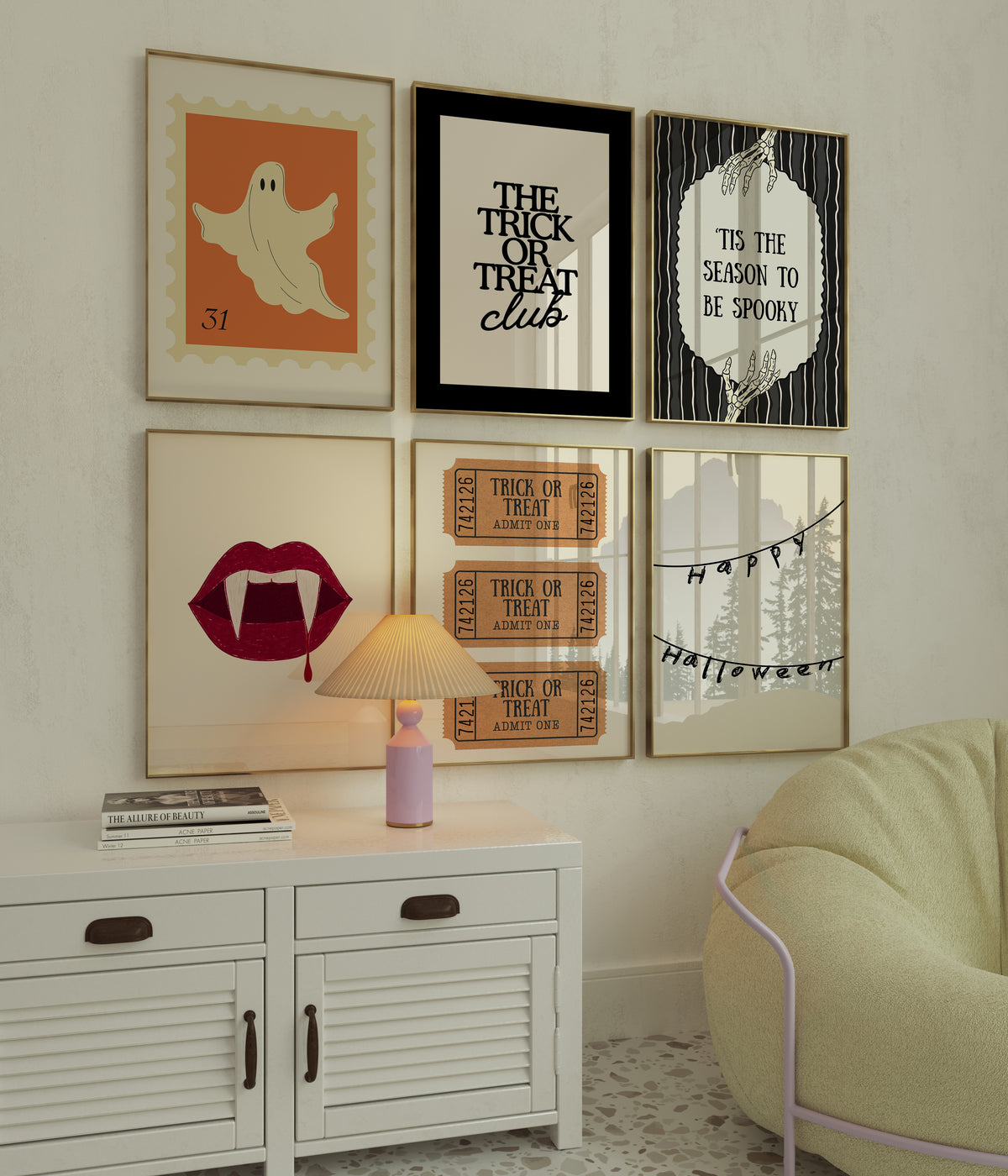 Set of 10 — Halloween Gallery Wall Set