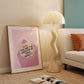 Preppy Pink Trendy Gallery Set of 5 - Digital Print
