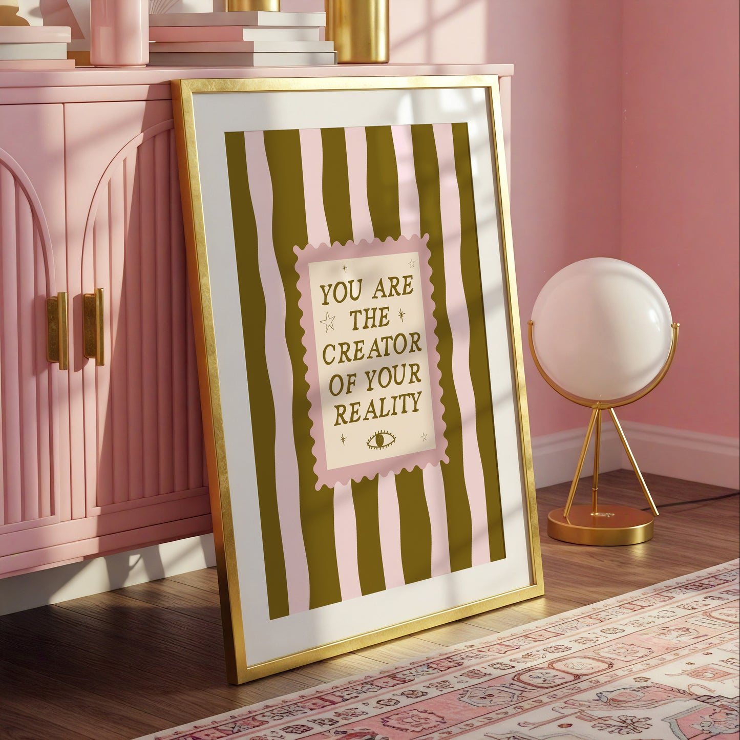 I Am The Creator Of My Reality Manifestation Art Print - Digital Print